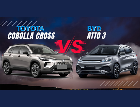 BYD Atto 3 vs. Toyota Corolla Cross